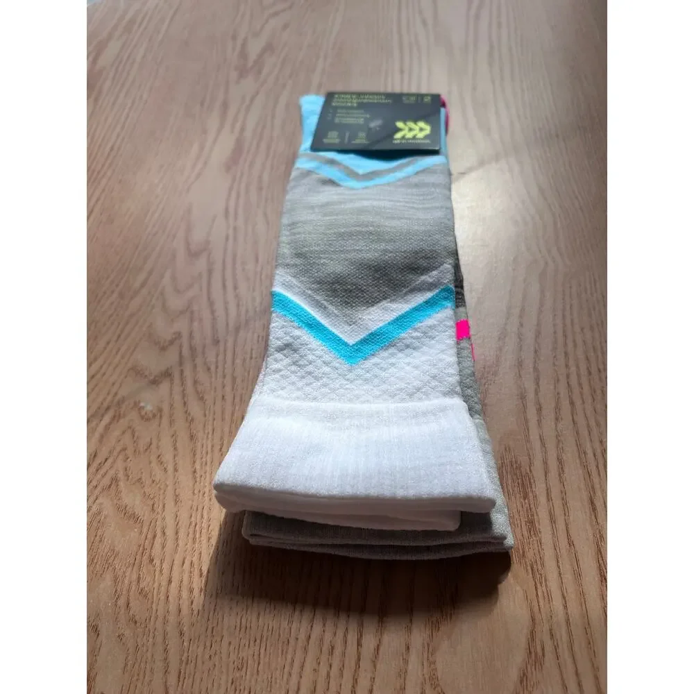 New Unisex All in Motion 2 Pairs Compression Knee High Socks Shoe size 4-10